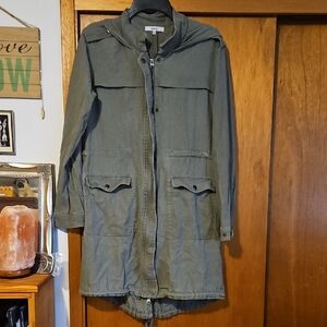 RO & DE Linen Blend Jacket Sz Medium